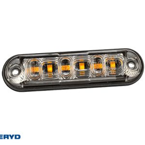 Varningsljus LED Valeryd Gul 12-36V 4 program 0.15m kabel