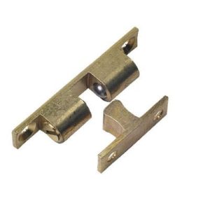 Kulsnäpplås 3, 60 mm mässing