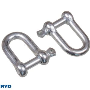 Schackel M16 rak galvaniserad (2-pack)